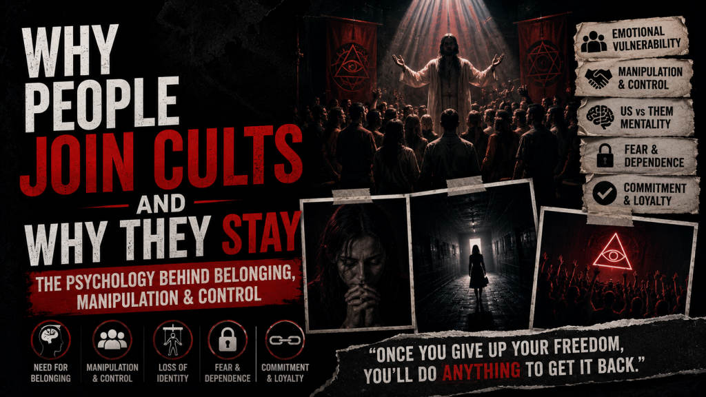 Why People Join Cults and Why They Stay