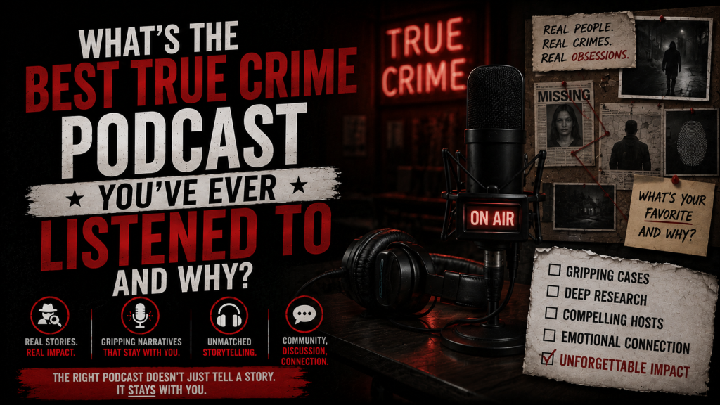 What's the Best True Crime Podcast You've Ever Listened To and Why